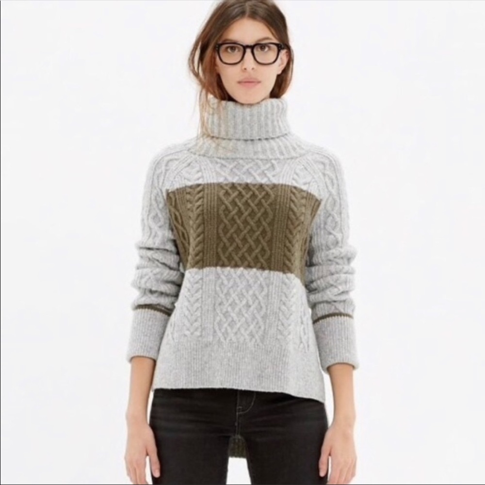 Madewell chunky turtleneck sweater